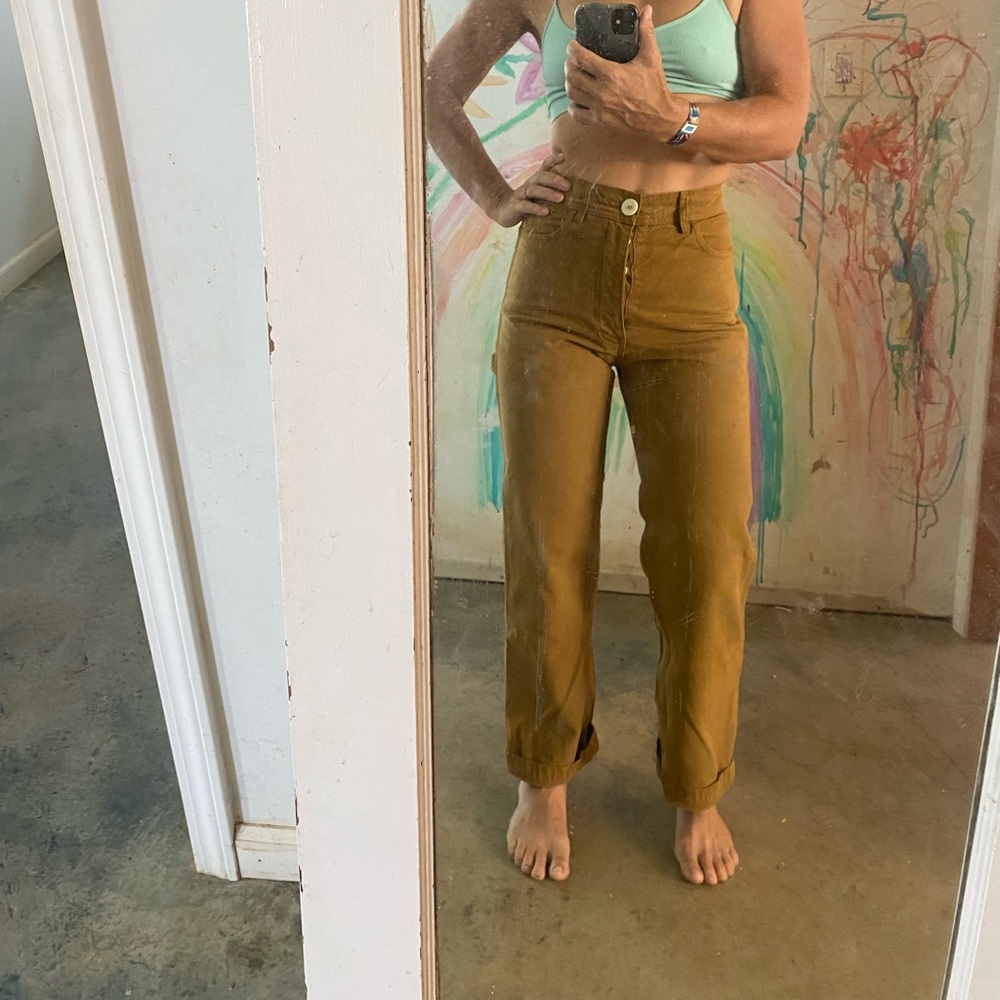 SOLD: Jesse Kamm Tobacco Handy Pant Size 2